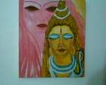 Paravati and Shiva by Lata Kapila Copyright 